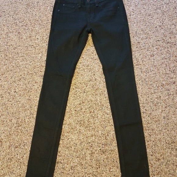 Rag & Bone shimmering green leggings - Picture 2 of 5